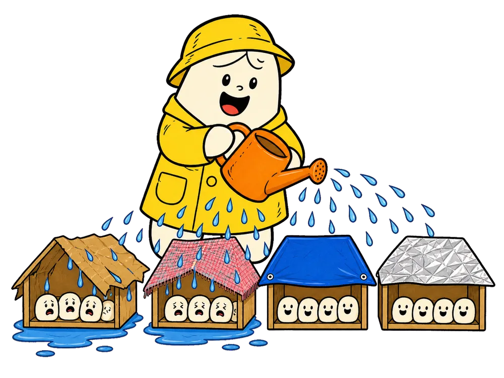 M1 物質魔法師・蓋房抗暴雨